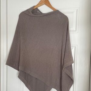 Barefoot Dreams Taupe Poncho
